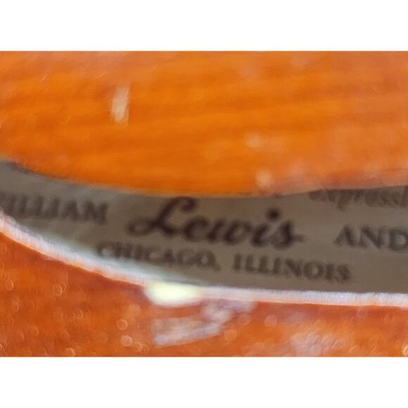 Vintage Ton Klar The Dancla William Lewis & Son 4/4 Student Violin w/ Hard Case - Picture 10 of 12
